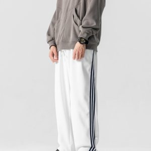 Fashion Striped Sports Trousers For Men And Women