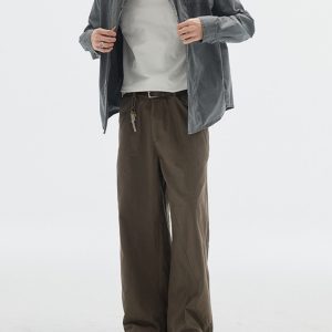 Men's Loose All-matching Straight Casual Trousers